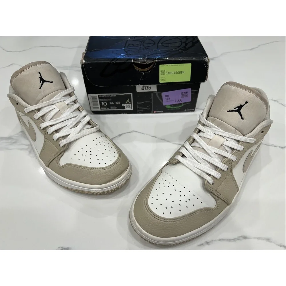 Size Mens 10 Air Jordan 1 SE Low Sail Rattan University Red Women's 12 Retro